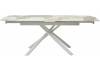 Стол Woodville Rivoli 493167 gloss luxury pandora sintered stone, white 140(200)x90x76 фото 3
