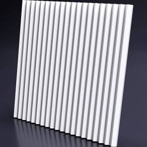 Гипсовая 3D панель Artpole Zigzag M-0069 600x600