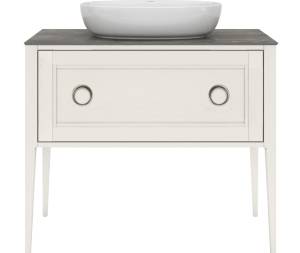 Тумба под раковину Kerama Marazzi Plaza Classic NEO PL.CN.100.1+1\WHT.M напольная 1+1 ящик 100, белая матовая