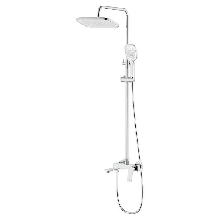 Душевая стойка Azario Lursy AZ-K2349 хром