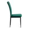 Стул Tetchair Verter (mod. BC577-DC) 21250 металл, флок, Green (зеленый) HLR56/черный фото 2