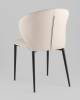 Стул Stool Group Deia DC1151 S301-42 bl.l светло-серый черные ножки, экокожа фото 6
