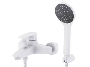 Смеситель для ванны с душем Royce Pro RCM-120503WH с коротким изливом, белый