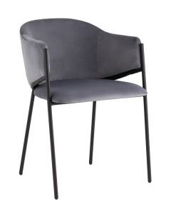 Стул Stool Group Brace LV-103-H14-01 велюр серый