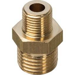 Ниппель переходной Stout 1 X3/4 наружная резьба, латунь