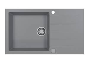 Мойка кухонная Alveus Granital Cadit 40 1132030 Concrete - G81 с сифоном, 86x50