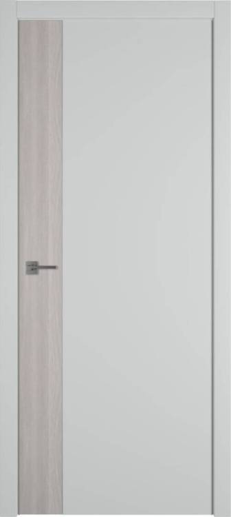 Межкомнатная дверь Владимирская Фабрика Дверей Urban V Emalex Steel вставка Stone oak 800x2000