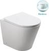 Унитаз приставной SantiLine SL-5020 безободковый, с микролифтом фото 3