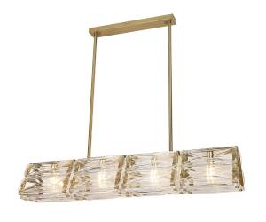 Большая люстра на штанге Kink Light Тира 07598-100,36