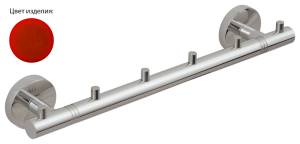 Вешалка Сунержа Каньон 56-3000-1006 на 6 крючков, Флок красный