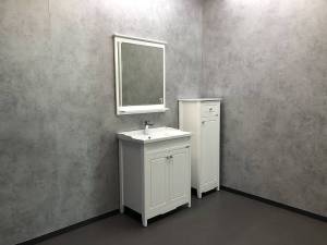 Мебель для ванной Comforty Тбилиси-70 белый глянец