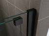 Душевая перегородка Abber Komfort AG09120B 120x200, профиль Черный фото 3
