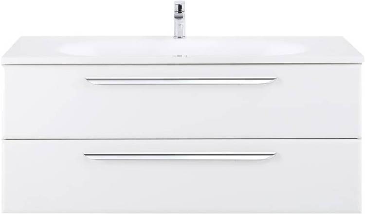 Тумба для комплекта Cezares Eco 120, bianco opaco, 2 ящика