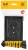 Розетка 2-местная с защитными шторками IEK Brite BR-R23-10-K02-F черный фото 2