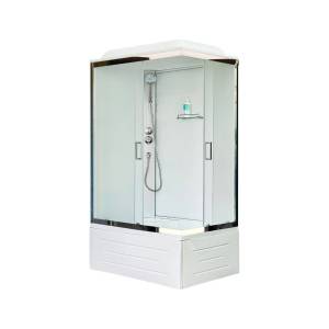 Душевая кабина Royal Bath BP RB8120BP5-WC-CH-L с высоким поддоном, с сиденьем