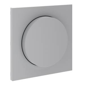 Лицевая панель для светорегулятора поворотно-нажимного Voltum S70 VLS002016 серый