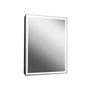 Зеркало-шкаф Continent Mirror Box МВК053, черный 600x800