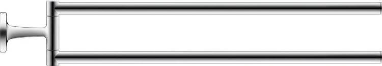 Полотенцедержатель Duravit Starck T 0099411000 хром, двойной