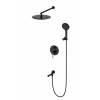 Душевой комплект Wonzon & Woghand WW-88939017-MB черный
