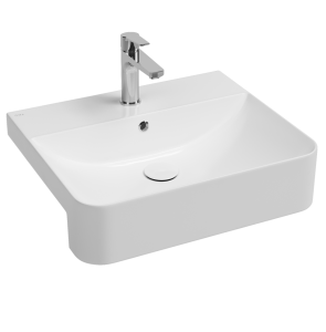 Раковина Isvea Sott'Aqua 10SQ51058SV белая, 59x49