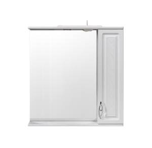 Зеркало-шкаф Stella Polar Кармела 65/С SP-00002031 Люкс белое серебро