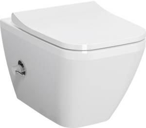 Унитаз подвесной VitrA Integra Square 7082B003-7209 с функцией биде и встроенным смесителем