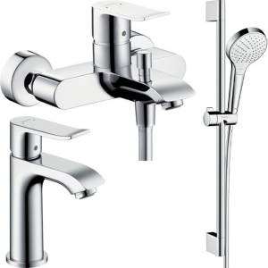 Душевой комплект Hansgrohe Metris 31480000 + 31088000 + душевой гарнитур