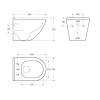 Унитаз подвесной BelBagno Senso-R BB017CH-TOR/SC безободковый, с сиденьем микролифт, белый фото 8