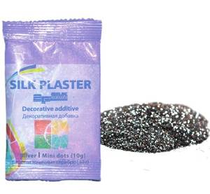 Блестки Silk Plaster серебряные точки