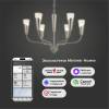 Подвесной светильник Eurosvet Rhyton 60167/6 никель Smart фото 5