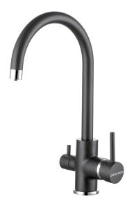 Смеситель для кухни Paulmark Essen Es213211-BLM черный