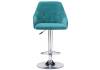 Стул барный Woodville Laguna 11714 blue velour фото 3
