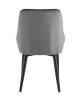 Набор из 4 стульев Stool Group Диана MC101-2 KD HLR-21 X4 серый фото 4
