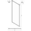 Боковая стенка Ambassador Forsa 90NX 900x1950 фото 4