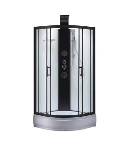 Душевая кабина Taliente TA-99CB профиль черный, стекло прозрачное, 90x90x220