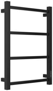 Полотенцесушитель электрический Стилье Формат 26 31526-6040 Матовый чёрный, 60x40