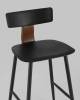 Набор из 2 полубарных стульев Stool Group Ant 8333A black X2 черный, пластиковый фото 8