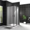 Душевой уголок BelBagno UNO-195-A-2-90-P-NERO черный фото 2