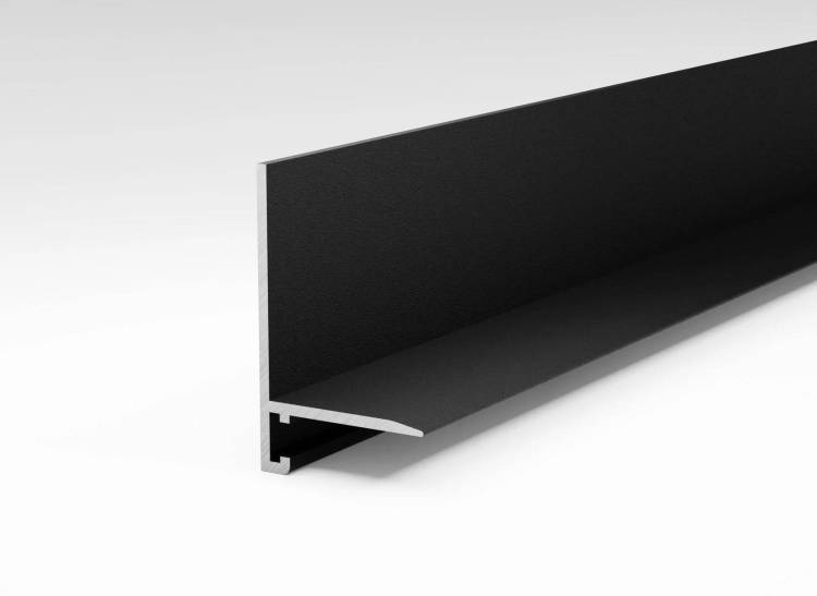 Микроплинтус Bonkeel Prof L черный 2700x16x6.1