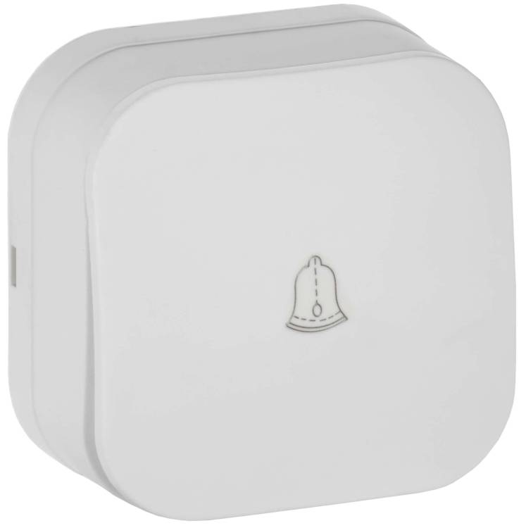 Выключатель 1-клавишный IEK Glory EVH14-K01M-10 белый матовый