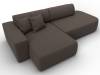 Диван угловой Лига Диванов Лига-065 134784L Коричневый фото 6