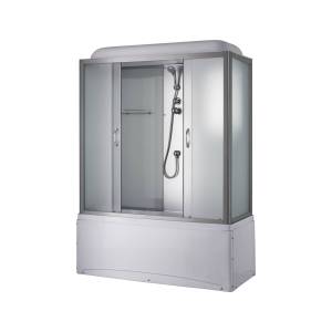 Душевая кабина Taliente TA-15070M профиль хром, стекло рифленое, 150x70x215