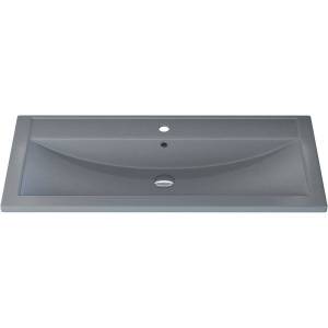 Раковина Uperwood Foster Quartz 291030045 100 см, бетон, серая матовая