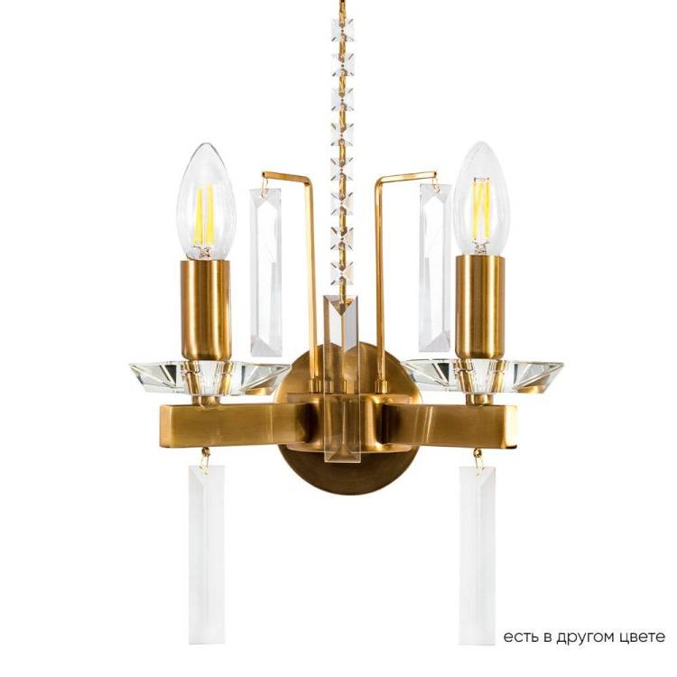 Бра Crystal Lux Marron Ap2 Brass