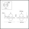 Подвесной светильник Odeon Light Hatty 5014/1B фото 4