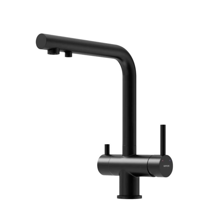 Смеситель для кухни Sancos Foster SC4014MB под фильтр, черный матовый