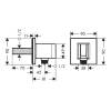 Шланговое подключение Hansgrohe Fixfit E 26889000 хром фото 2