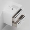 Тумба с раковиной La Fenice Elba Twin Bianco NFNC-01-ELB-B-80-2-3-80 белая матовая, 80 см фото 2