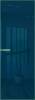 Межкомнатная дверь Profil Doors 1 AGN цвет профиля Зеленый воск, стекло безопасное 4 мм зеркало синее 600x2000