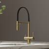 Смеситель для кухни Sancos Imola SC4010BGbh с возможностью подключения фильтра для воды, брашированное золото фото 5